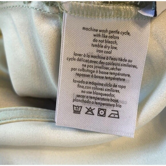 WeWoreWhat Slip Maxi Satin Dress XS Rainbow Babydoll Flowing Tiered Dainty Party - Picture 7 of 11